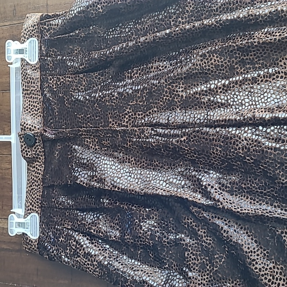 Sophia La Belle Vintage Faux Snakeskin Pant Suit Size M - Picture 7 of 9